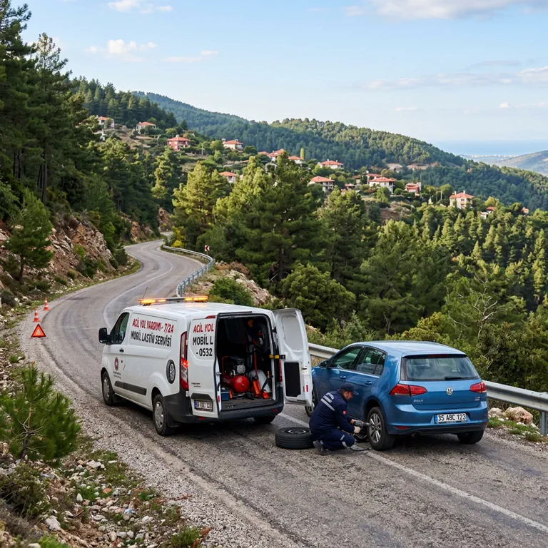 Çamtepe lastik yol yardım aracı - 7/24 mobil acil lastikçi